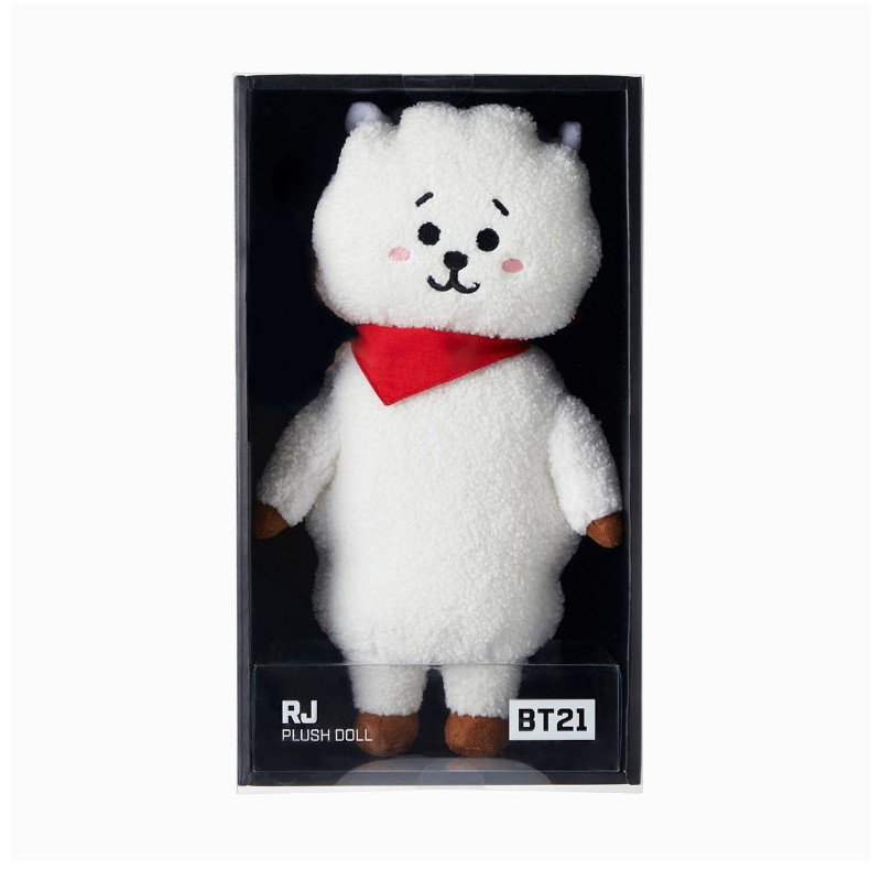 line friends bt21 official merchandise rj character plush standing